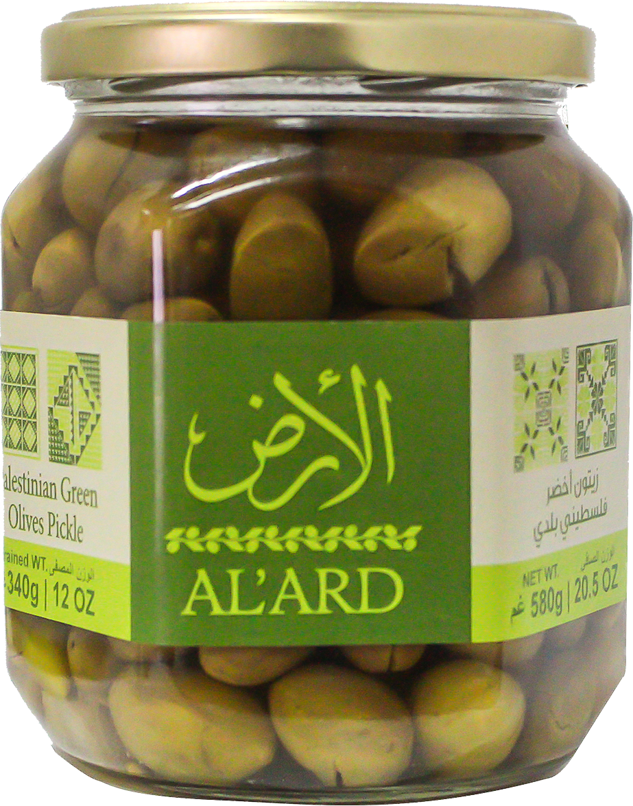 220g زيتون اخضر فلسطيني بلدي