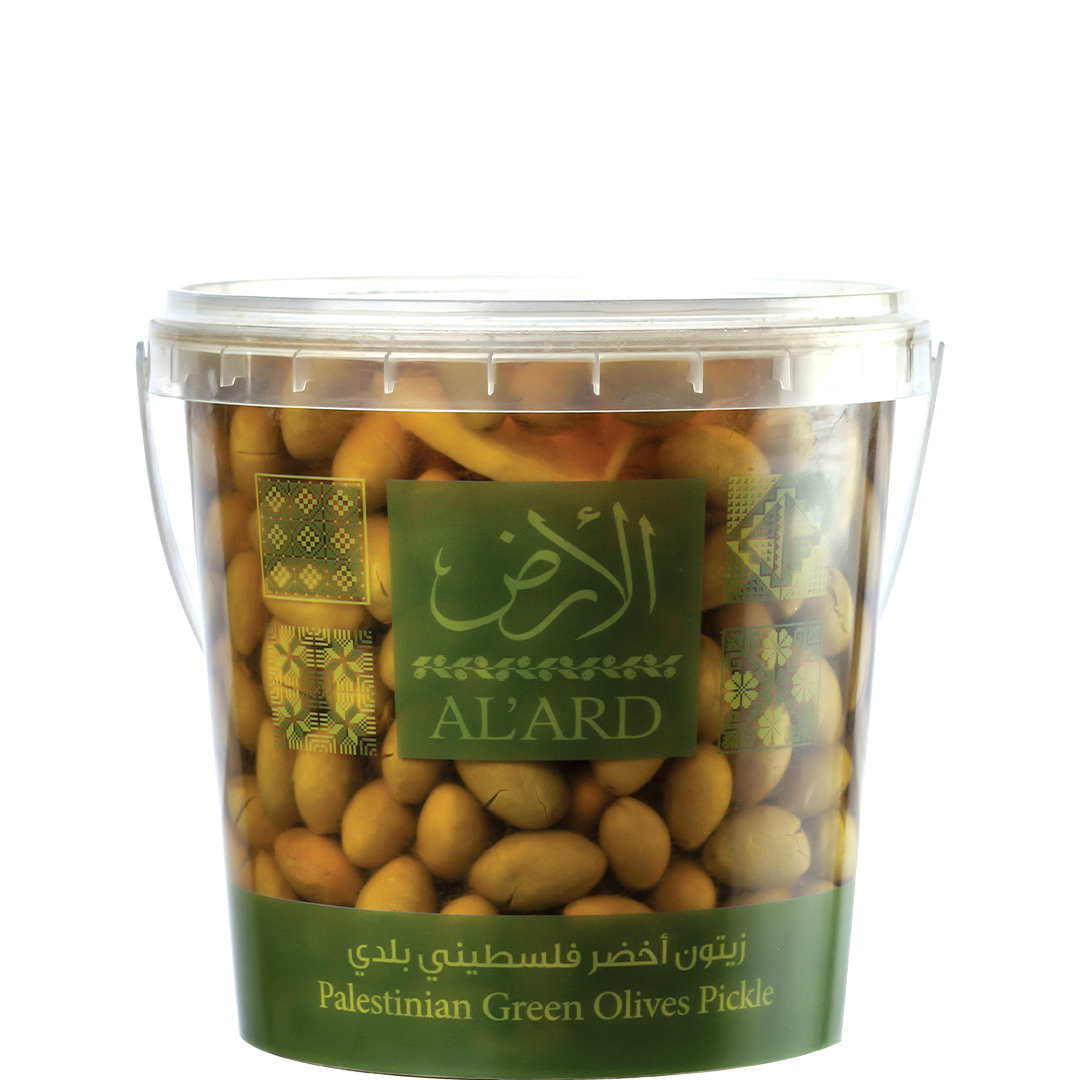 907g زيتون اخضر فلسطيني بلدي